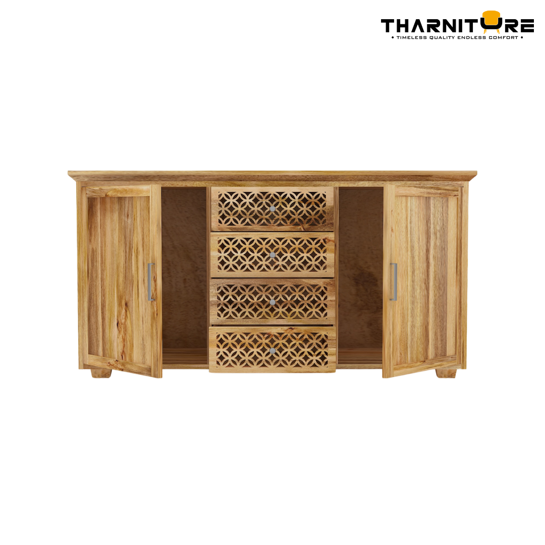 Cambrey Wood Storage Cabinets and Sideboard