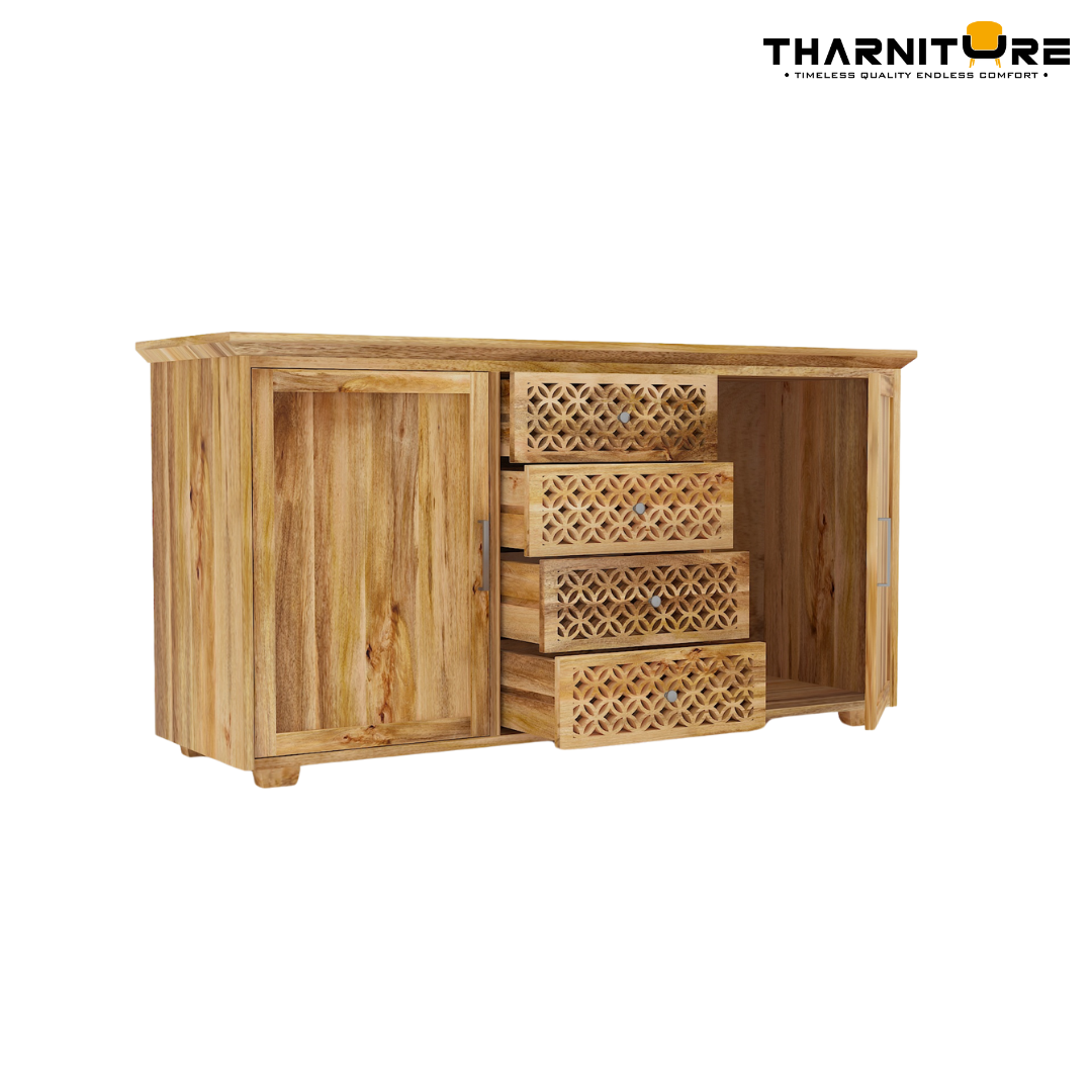 Cambrey Wood Storage Cabinets and Sideboard