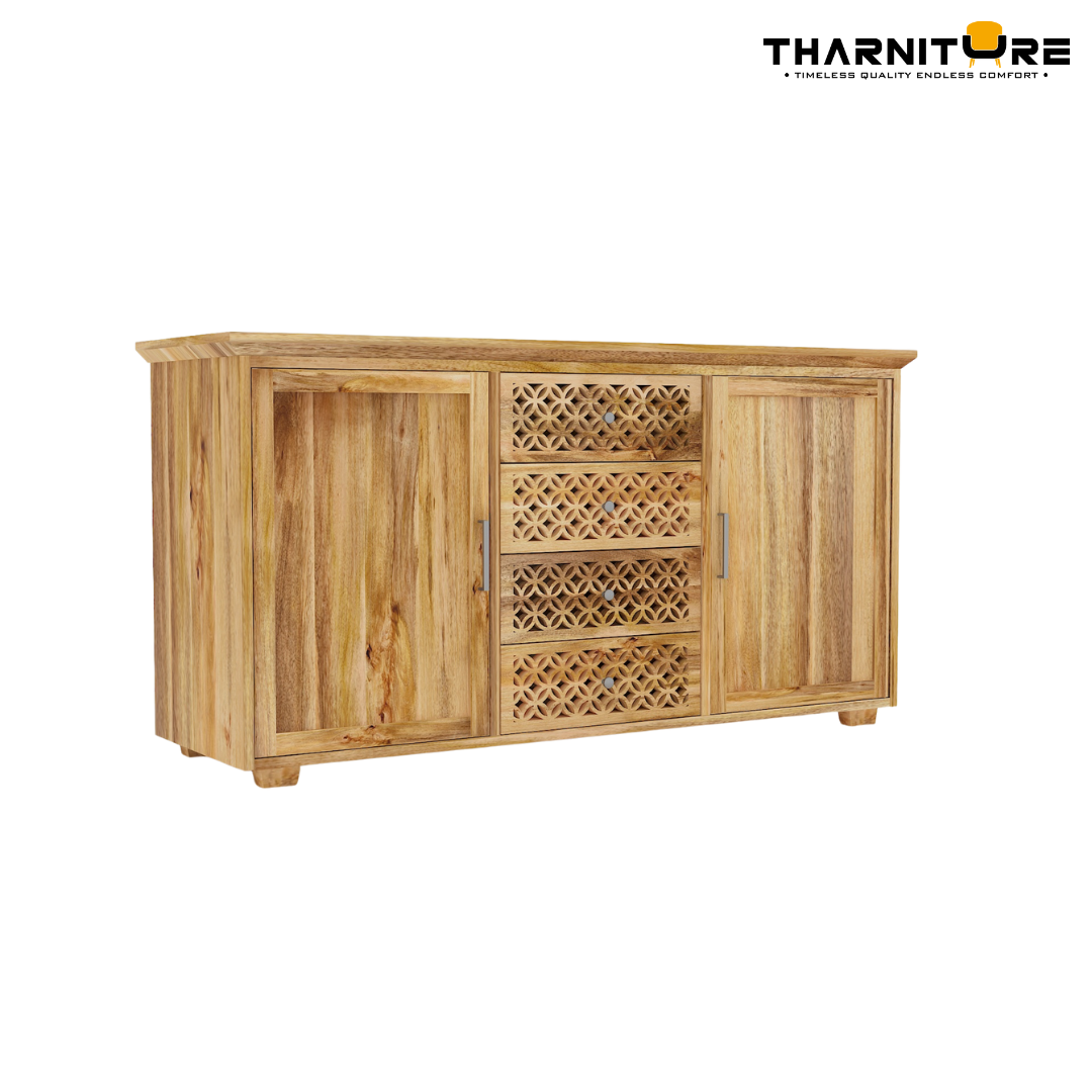 Cambrey Wood Storage Cabinets and Sideboard