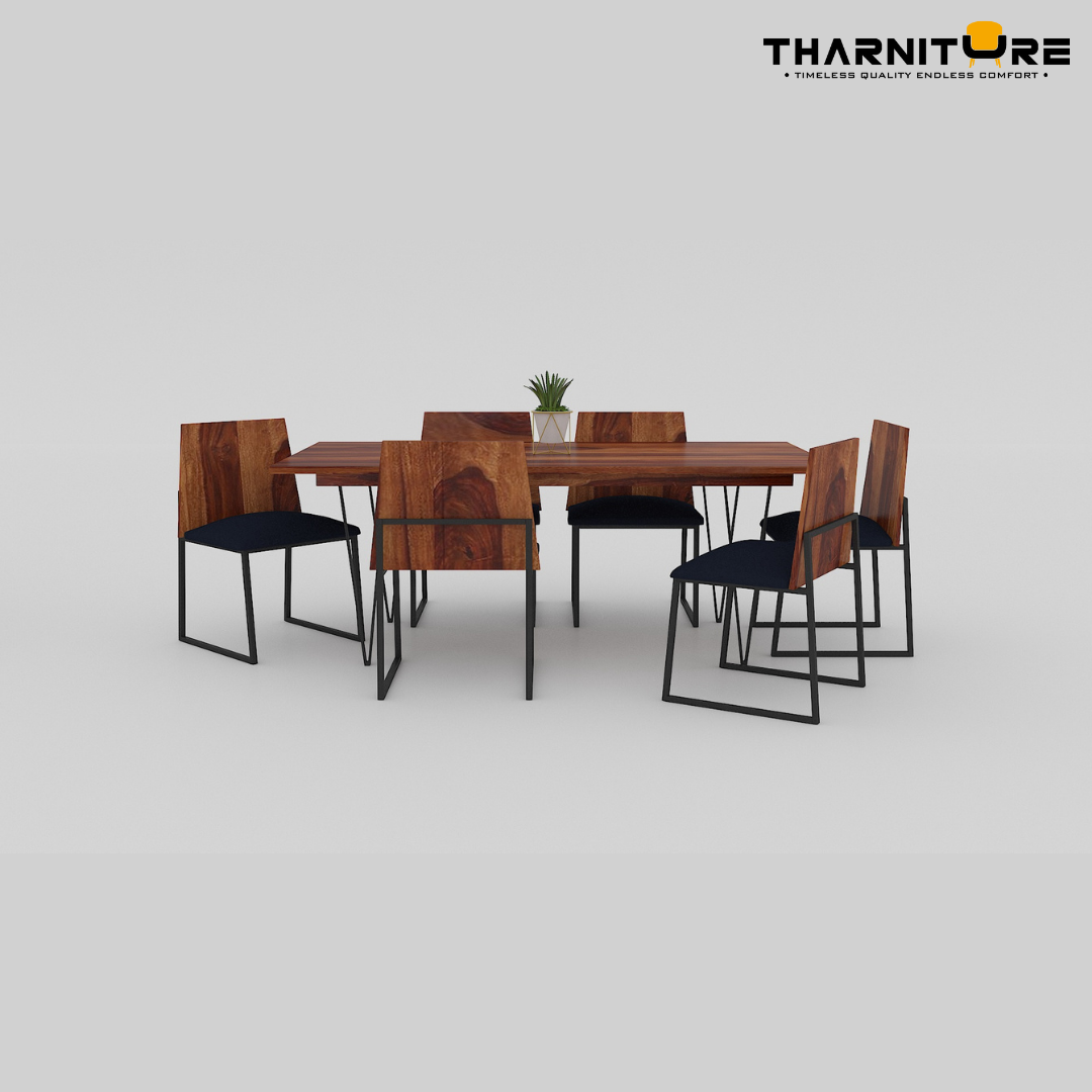 Live Edge 6 Seater Dining Set