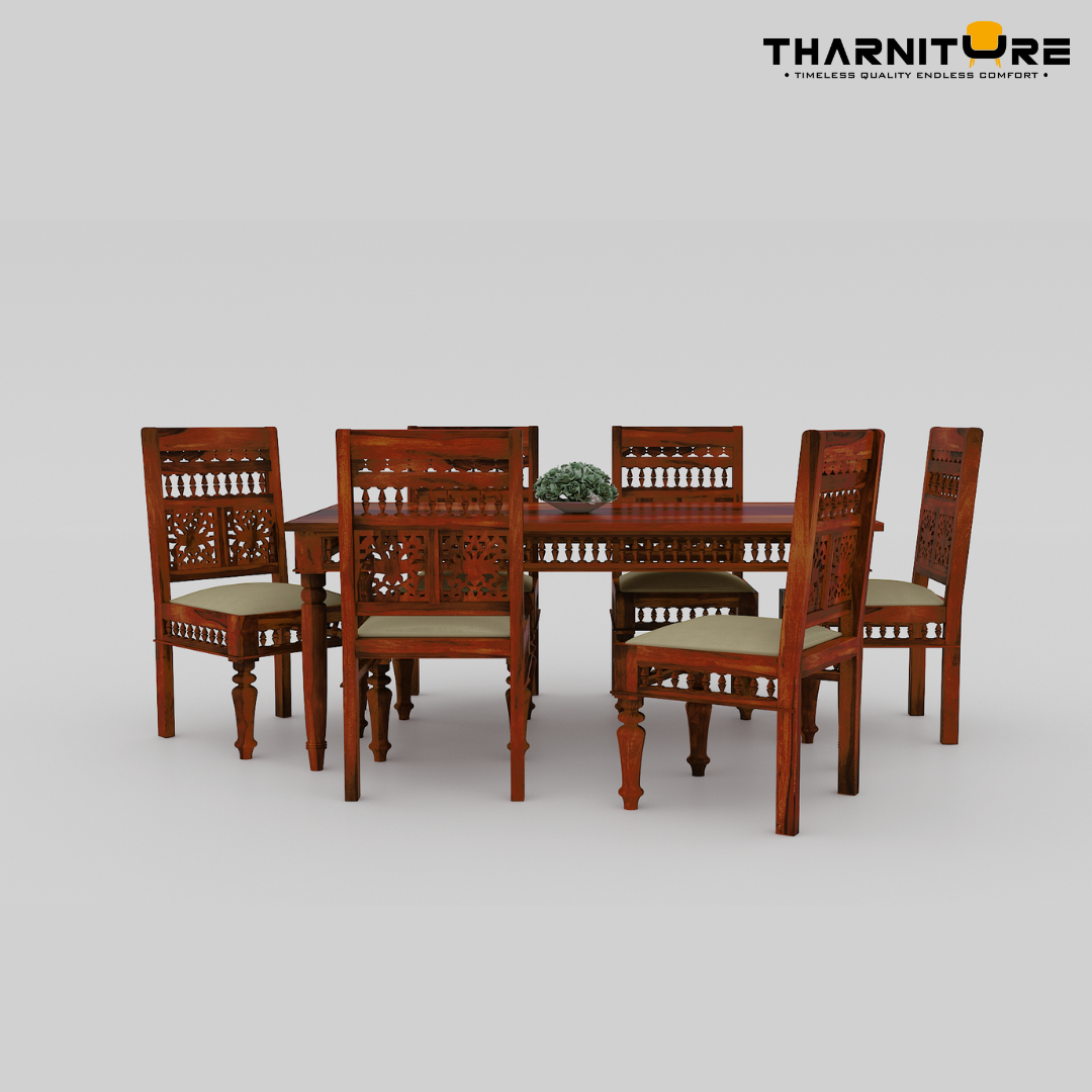 6 Seater Dining Table Set with amazing finish