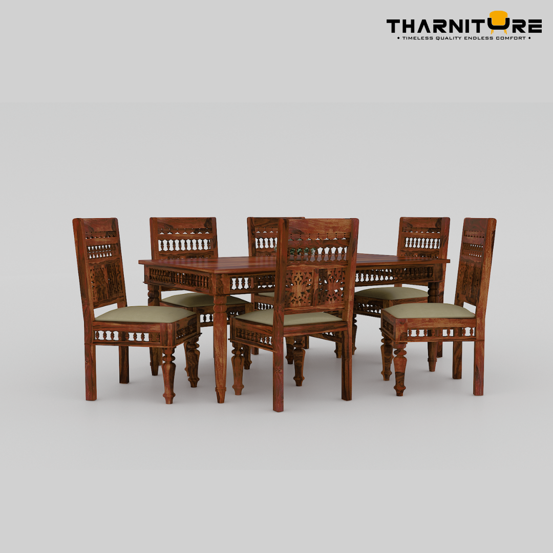 6 Seater Dining Table Set with amazing finish