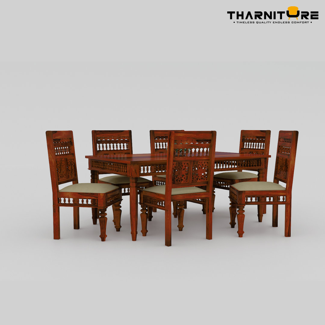 6 Seater Dining Table Set with amazing finish