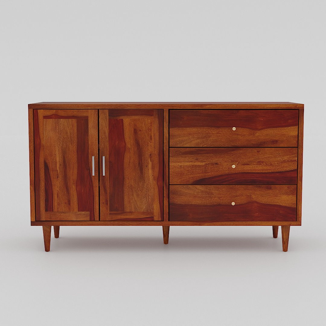 Cane Cabinets and Sideboard