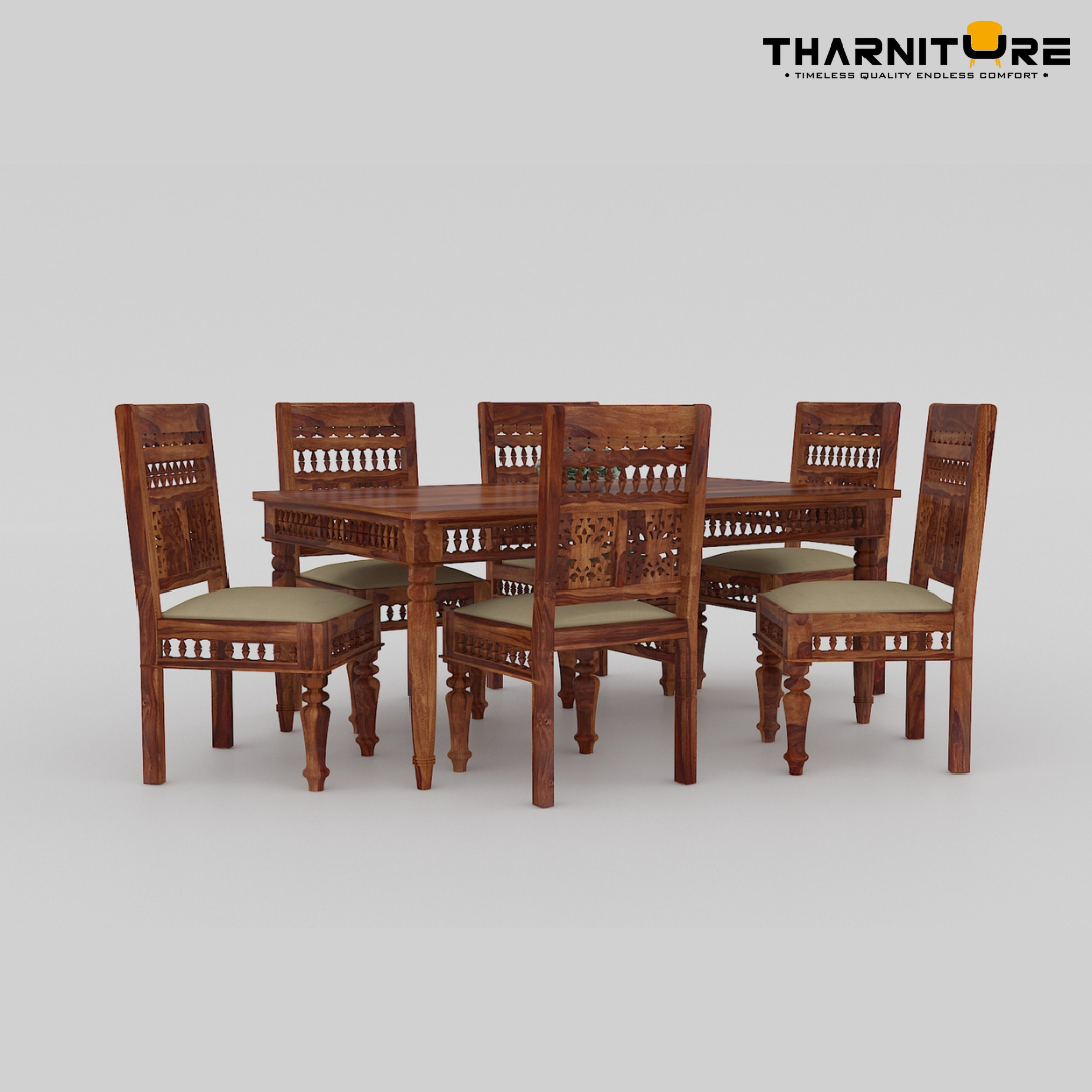 6 Seater Dining Table Set with amazing finish