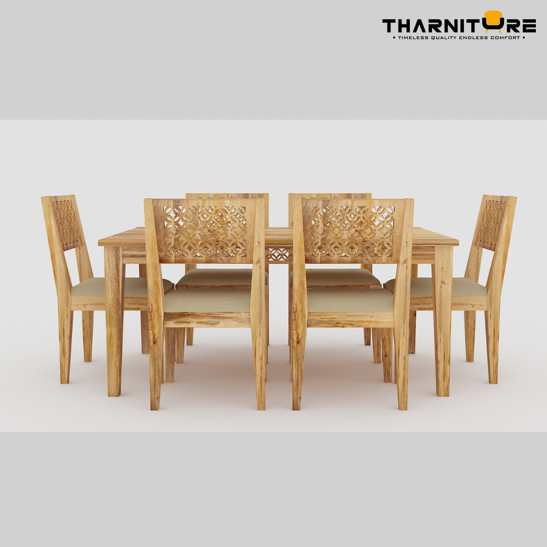 6 Seater Dining Table Set with amazing finish